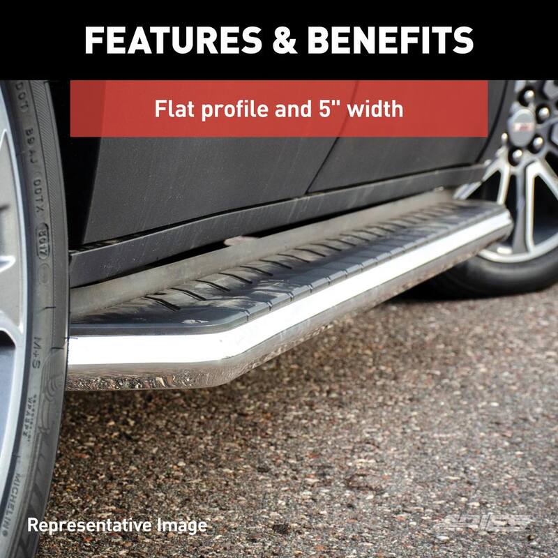 Aries AeroTread 5 x 70-Inch Polished Stainless SUV Running Boards, Select Toyota 4Runner - 2051025