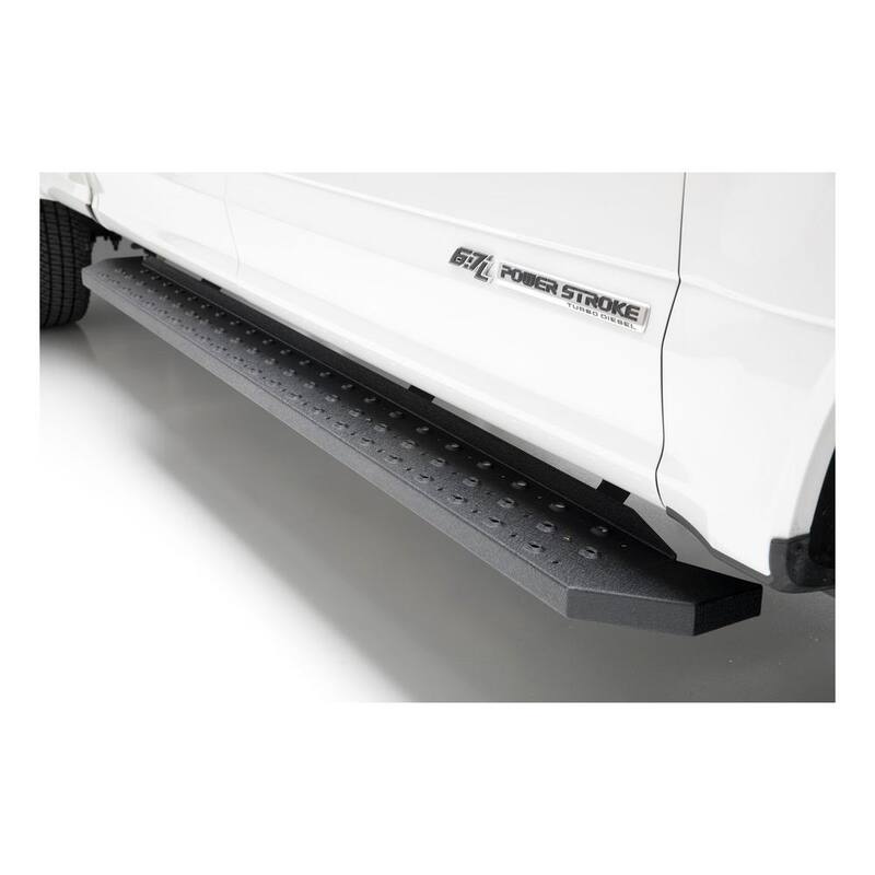 Aries RidgeStep 6-1/2" x 91" Black Steel Running Boards (No Brackets) - C2891