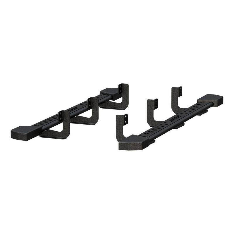 Aries Black Steel Rocker Step Guard Running Boards, Select Nissan Xterra - 2074142