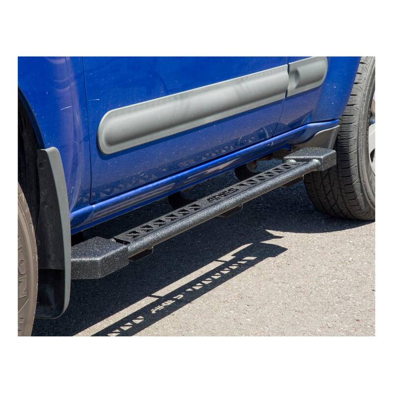 Aries Black Steel Rocker Step Guard Running Boards, Select Nissan Xterra - 2074142