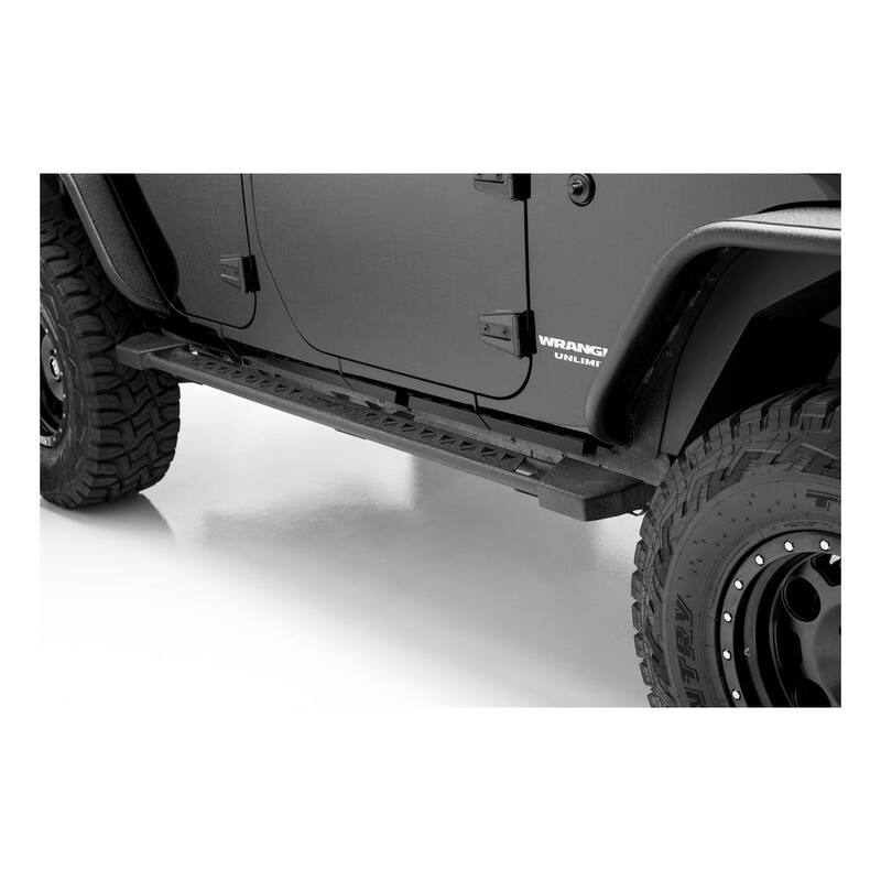 Aries Black Steel Rocker Step Guard Running Boards, Select Nissan Xterra - 2074142