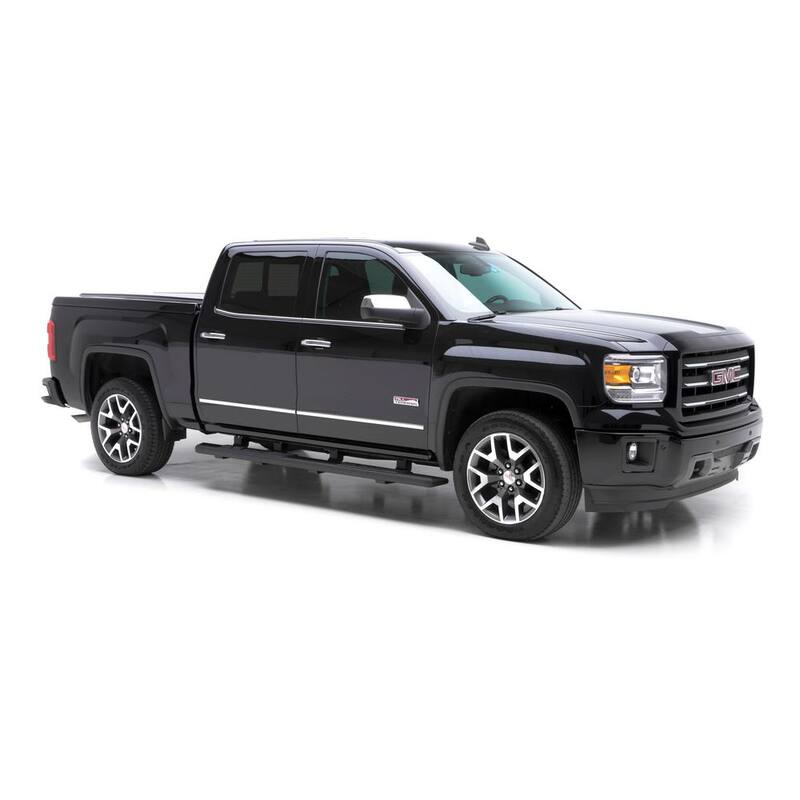 Aries AscentStep Black Steel 5-1/2 x 91-Inch Truck Running Boards, Select Chevrolet Silverado, Suburban, GMC Sierra, Yukon XL - 2558047