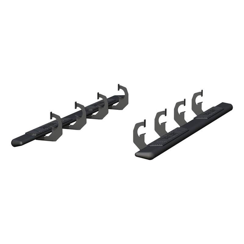 Aries AscentStep Black Steel 5-1/2 x 91-Inch Truck Running Boards, Select Chevrolet Silverado, Suburban, GMC Sierra, Yukon XL - 2558047