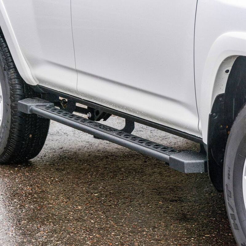 Aries Black Steel Rocker Step Guard Running Boards, Select Toyota 4Runner - 2074150