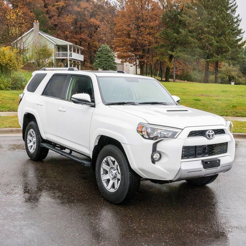 Aries Black Steel Rocker Step Guard Running Boards, Select Toyota 4Runner - 2074150