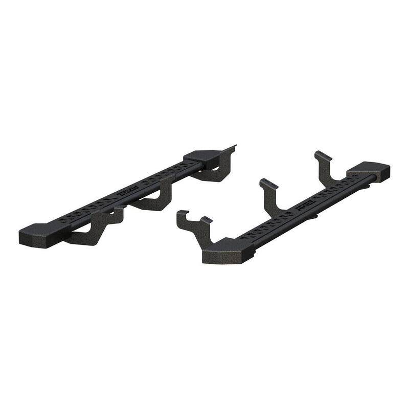 Aries Black Steel Rocker Step Guard Running Boards, Select Toyota 4Runner - 2074150