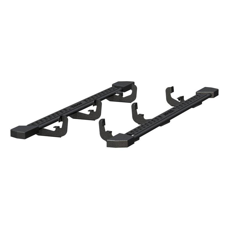 Aries Black Steel Rocker Step Guard Running Boards, Select Chevrolet Colorado, GMC Canyon - 2074106