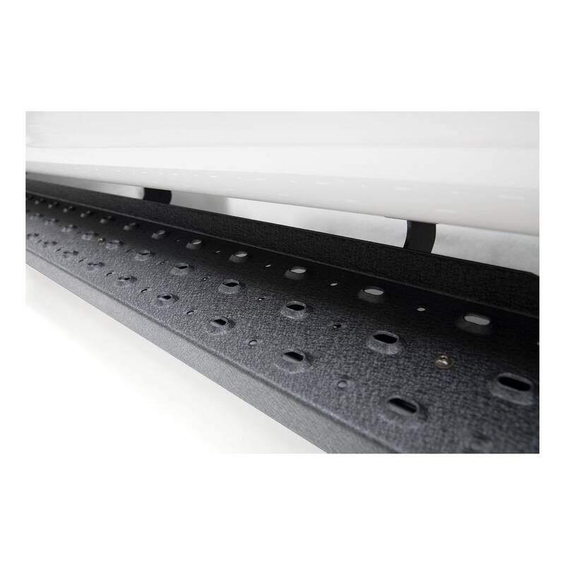 Aries RidgeStep Black Steel 6-1/2 x 85-Inch Truck Running Boards, Select Nissan Titan, XD - 2055542