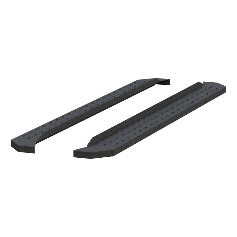 Aries RidgeStep Black Steel 6-1/2 x 85-Inch Truck Running Boards, Select Nissan Titan, XD - 2055542