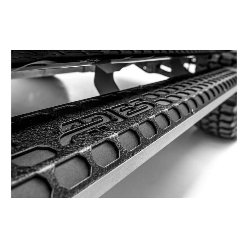 Aries AdvantEDGE Black Aluminum 75-Inch Truck Running Boards, Select Dodge, Ram 1500, 2500, 3500 - 2556005