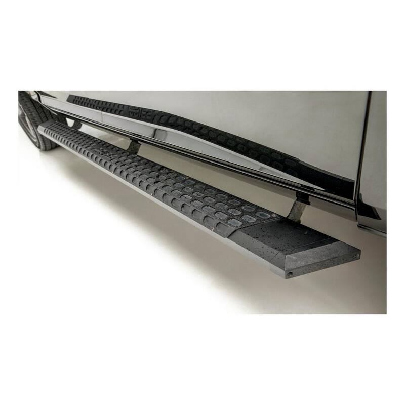 Aries AdvantEDGE Black Aluminum 85-Inch Truck Running Boards, Select Dodge, Ram 1500, 2500, 3500 - 2556006
