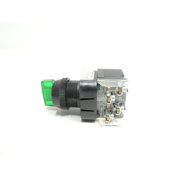 Interruptor selector iluminado de 3 posiciones Allen Bradley 12-130V-Ac 12-130V-Dc - 800H-2JRGH91KB7AX