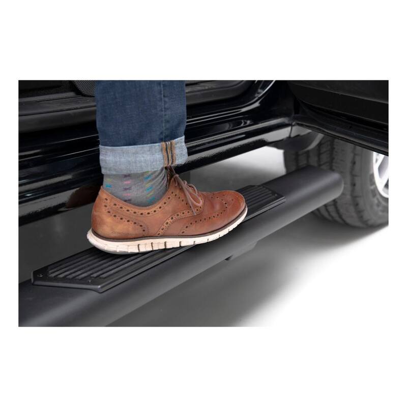 Aries AscentStep Black Steel 5-1/2 x 75-Inch Truck Running Boards, Select Ford F-250, F-250, F-350 Super Duty - 2558014