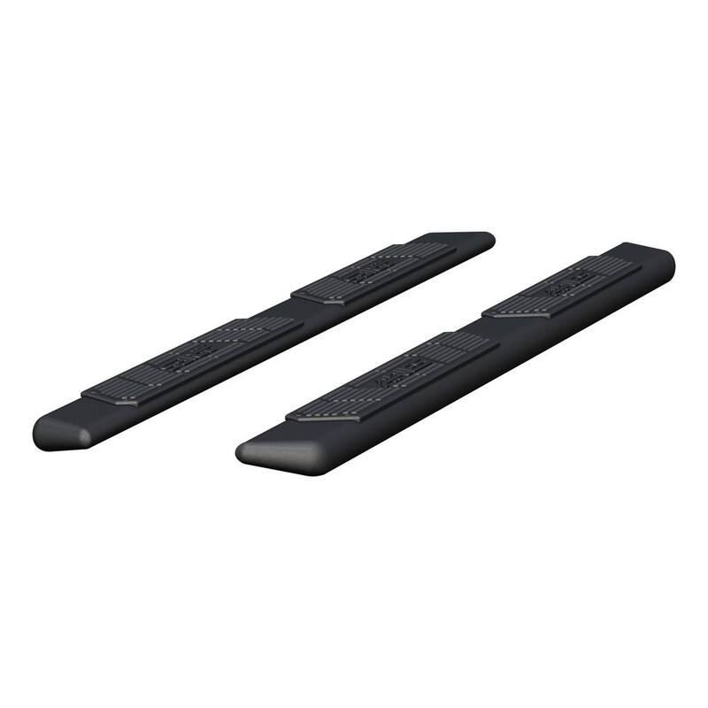 Aries AscentStep Black Steel 5-1/2 x 75-Inch Truck Running Boards, Select Ford F-250, F-250, F-350 Super Duty - 2558014