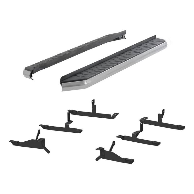 Aries AeroTread 5 x 73-Inch Polished Stainless SUV Running Boards, Select GMC Acadia, Cadillac XT5 - 2051035