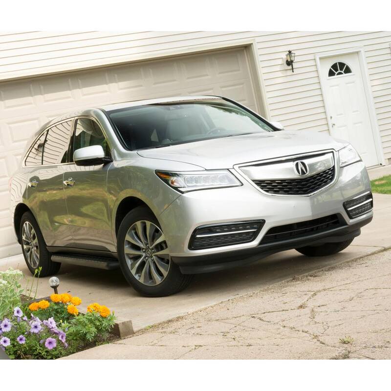 Aries AeroTread 5 x 70-Inch Black Stainless SUV Running Boards, Select Acura MDX - 2061001