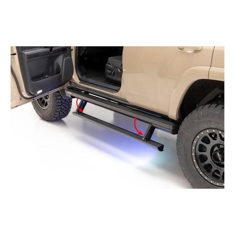 Aries ActionTrac 79-Inch Retractable Powered Running Boards, Select Toyota 4Runner - 3047954