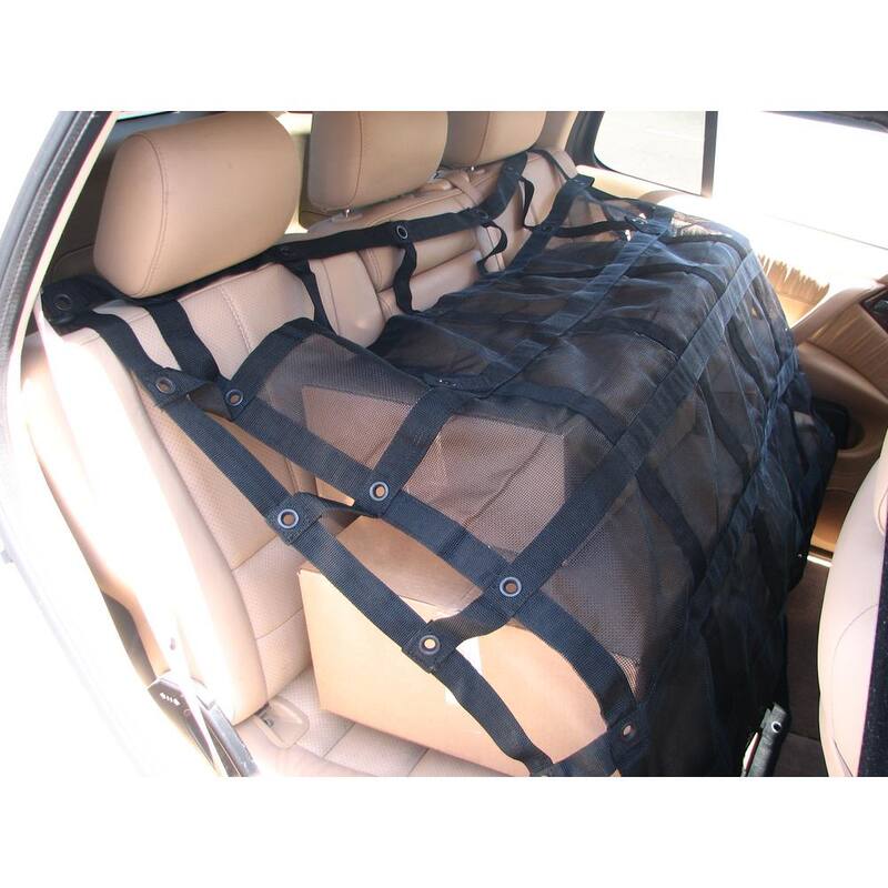 GLADIATOR Cargo Nets 4.75 ft. x 5.25 ft. Heavy-Duty Cargo Net, Integrated Mesh, Adjustable, Load Certified, 4 Straps and Bag Included - GRN-100