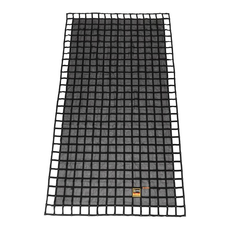 GLADIATOR Cargo Nets 10.5 ft. x 18.5 ft. Double Extra Large Gladiator Heavy-Duty Adjustable Cargo Net Hardware Included - XXG-100
