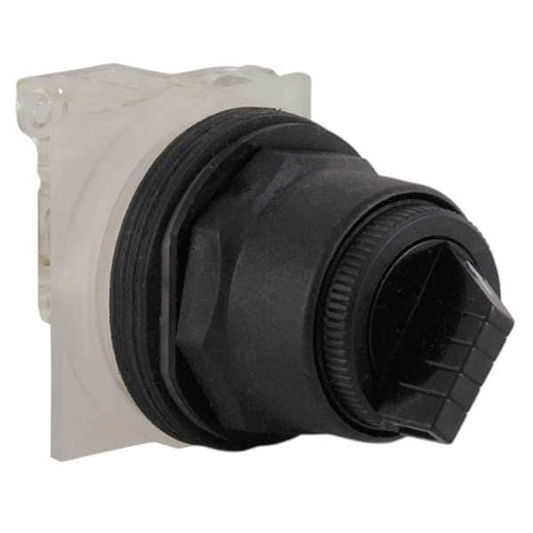 Schneider Electric Interruptor selector no iluminado, 30mm, 2 posiciones, palanca E - 9001SKS11BH1