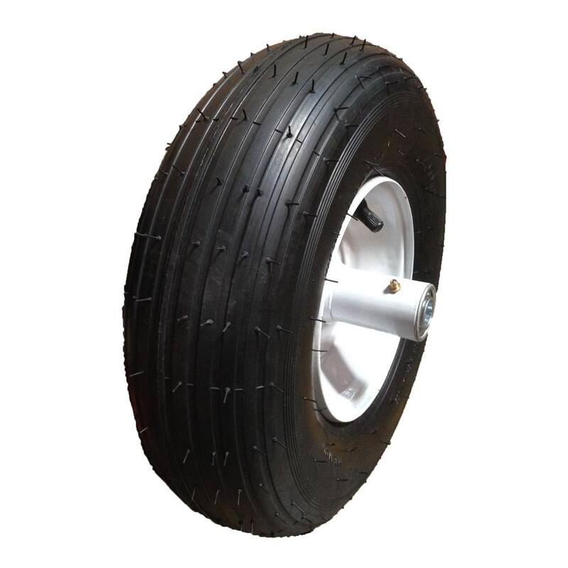 Hi-Run Rib 30 PSI 4.8 in. x 4-8 in. 4-Ply Tire and Wheel - CT1004