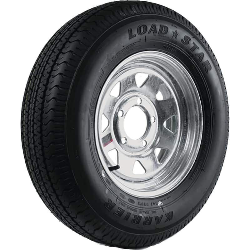LOADSTAR ST205/75R-14 KR03 Radial 1760 lb. Load Capacity Galvanized 14 in. Bias Tire and Wheel Assembly - 32156