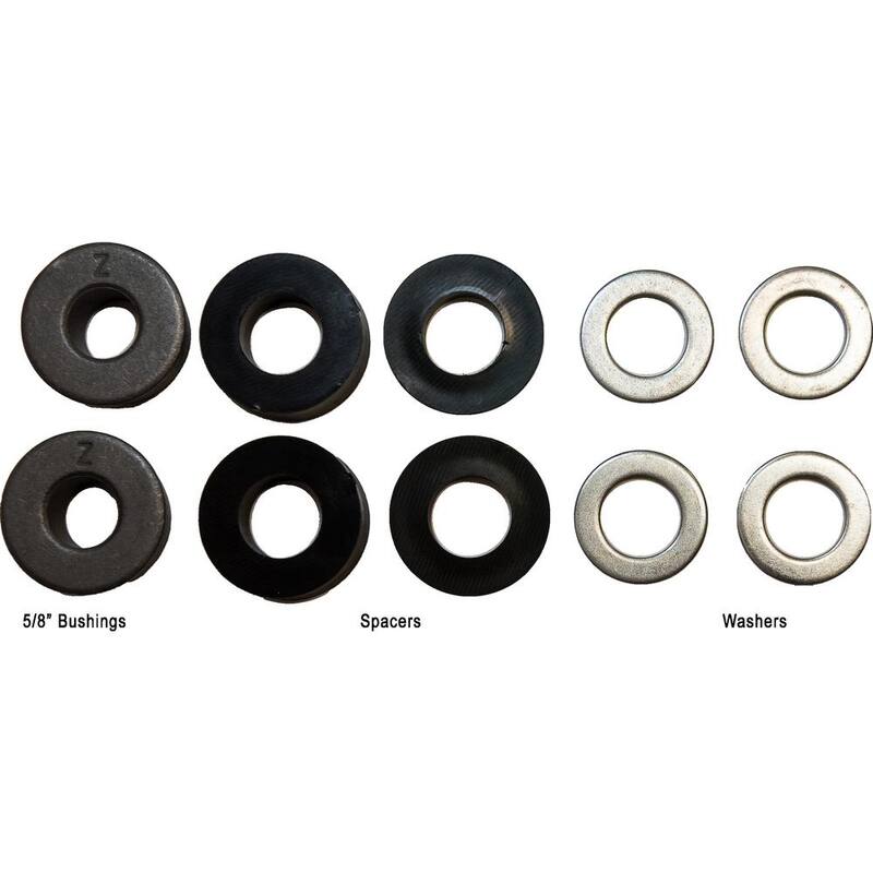 Hi-Run 13 x 6.50-6 Flat-Free PU Universal (3/4 in. and 5/8 in.) Assembly with Bushing Kits - FF1005