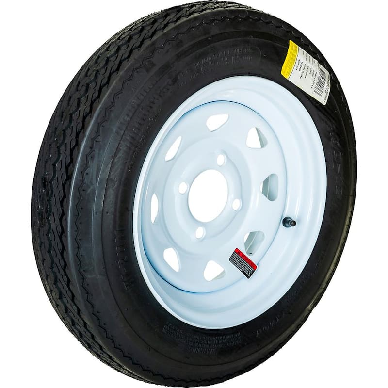 Hi-Run 4 Hole 60 PSI 4.8 in. x 12 in. 4-Ply Tire and Wheel Assembly - ASB1051