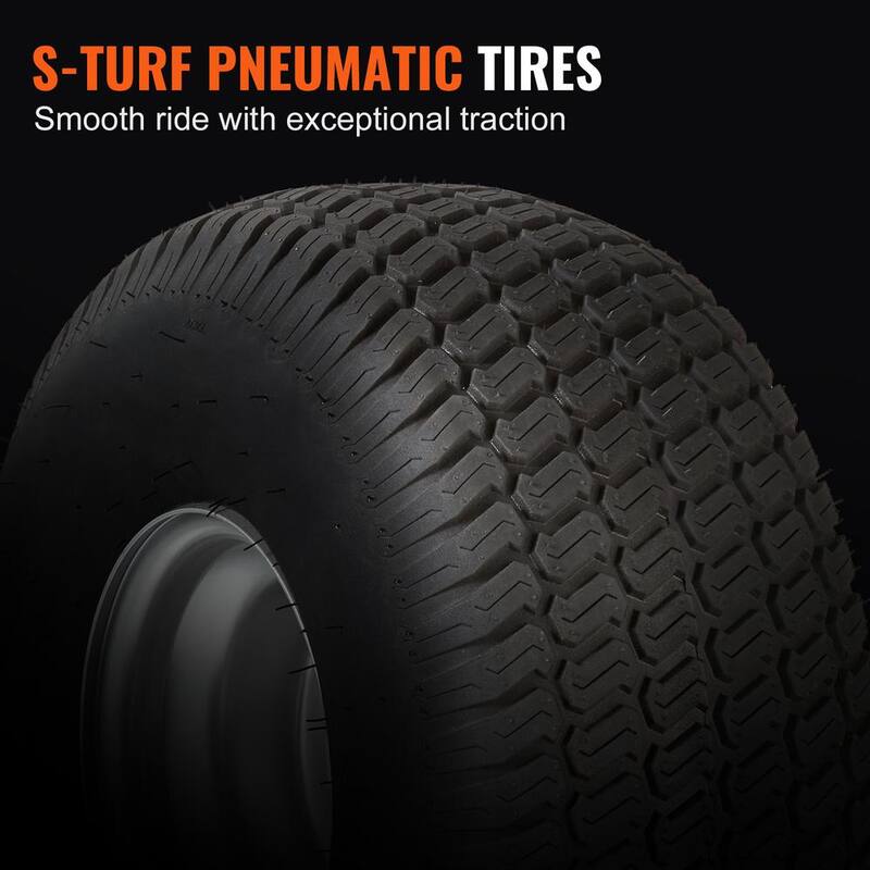 VEVOR Lawn Mower Tires with Rim 20 x 8-8 in. Tubeless Tractor Tires 2-Pack Tire and Wheel Assembly S-Turf Pneumatic Tires - GCJLZPZLG20XAKNACV0-0812