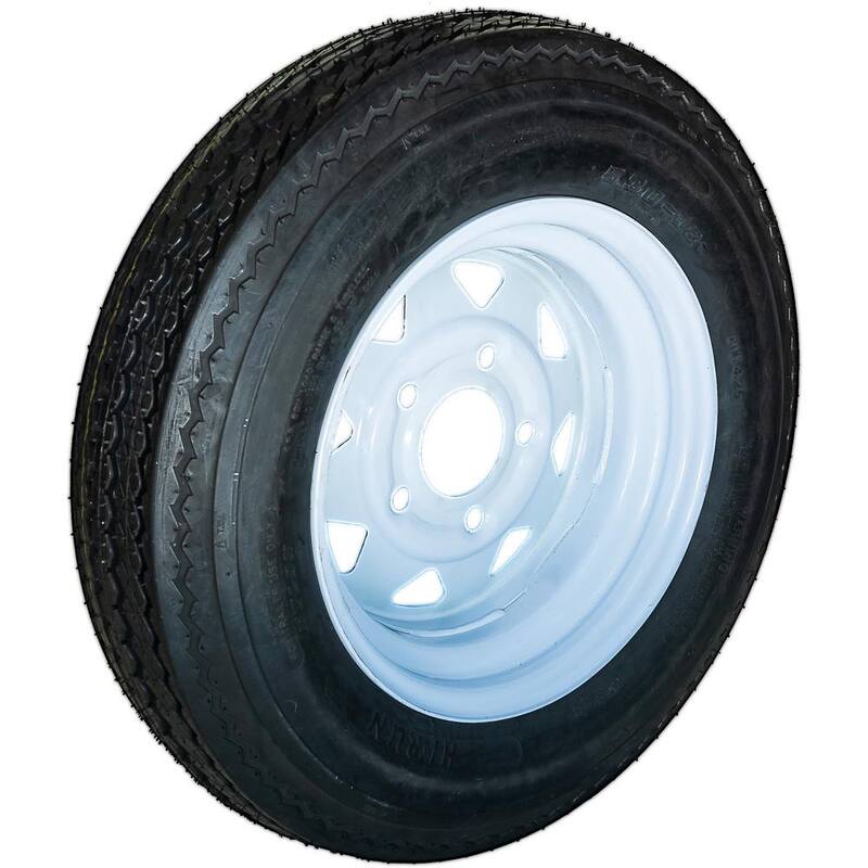 Hi-Run 5 Hole LRC 50 PSI 5.3 in. x 12 in. 6-Ply Tire and Wheel Assembly - ASB1047