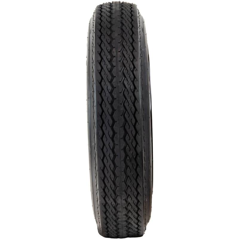 Hi-Run Bias Trailer Tire Assembly, 4.80-12 4PR ON 12X4 5LUG Black Modular Wheel - ASB1211