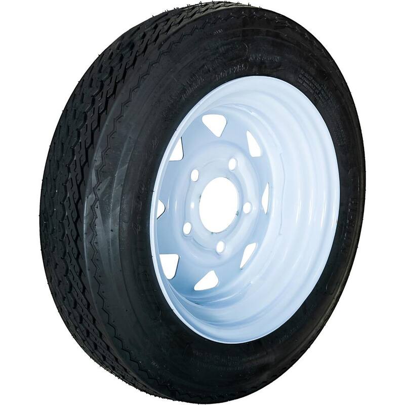 Hi-Run 5 Hole 60 PSI 4.8 in. x 12 in. 4-Ply Tire and Wheel Assembly - ASB1053