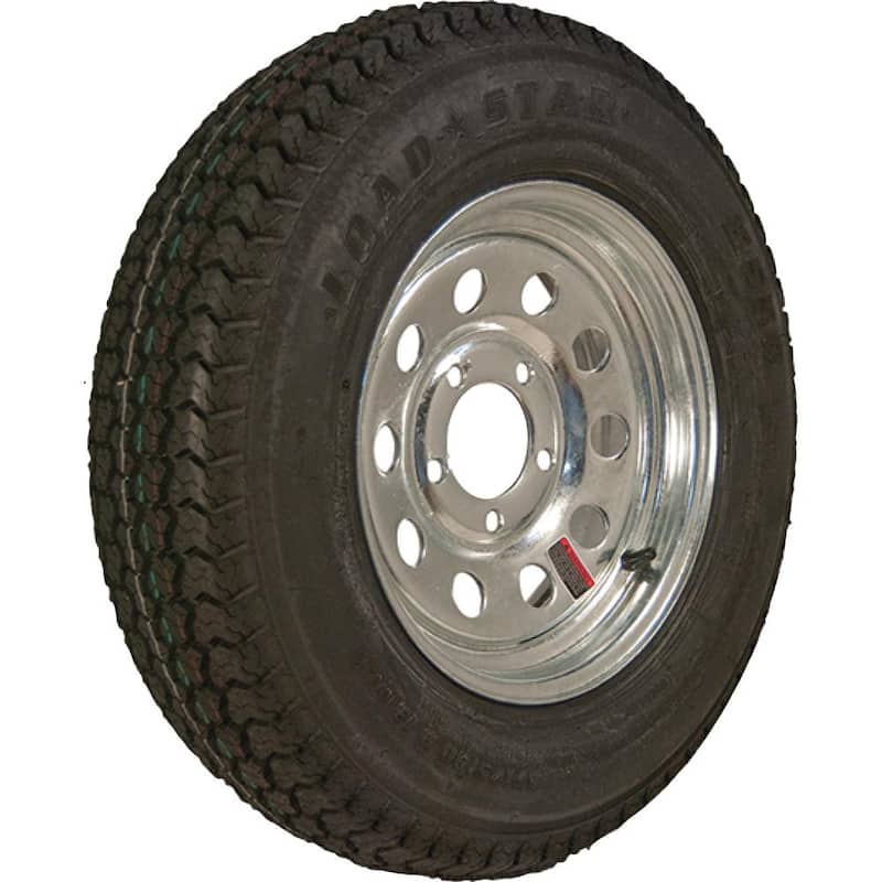 LOADSTAR ST185/80D-13 K550 BIAS 1725 lb. Load Capacity Galvanized 13 in. Bias Tire and Wheel Assembly - 3S336