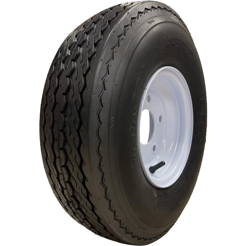 Hi-Run Trailer Tire Assembly, 5.70-8,5-Hole, Load Range B - ASB1043