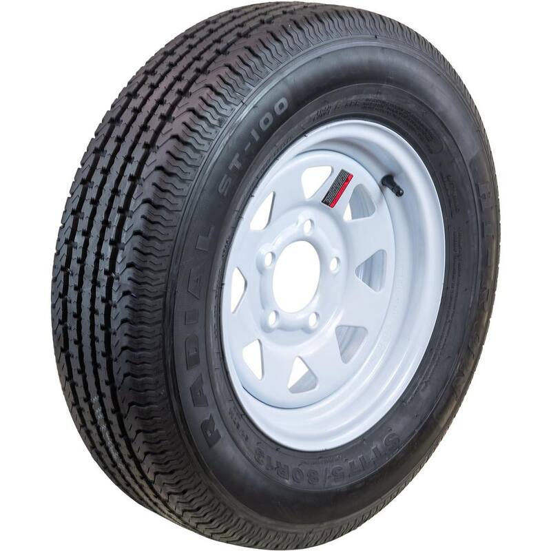 Hi-Run Radial Trailer Tire Assembly, ST175/80R13,5-Hole, LRC 6PR - ASR1200