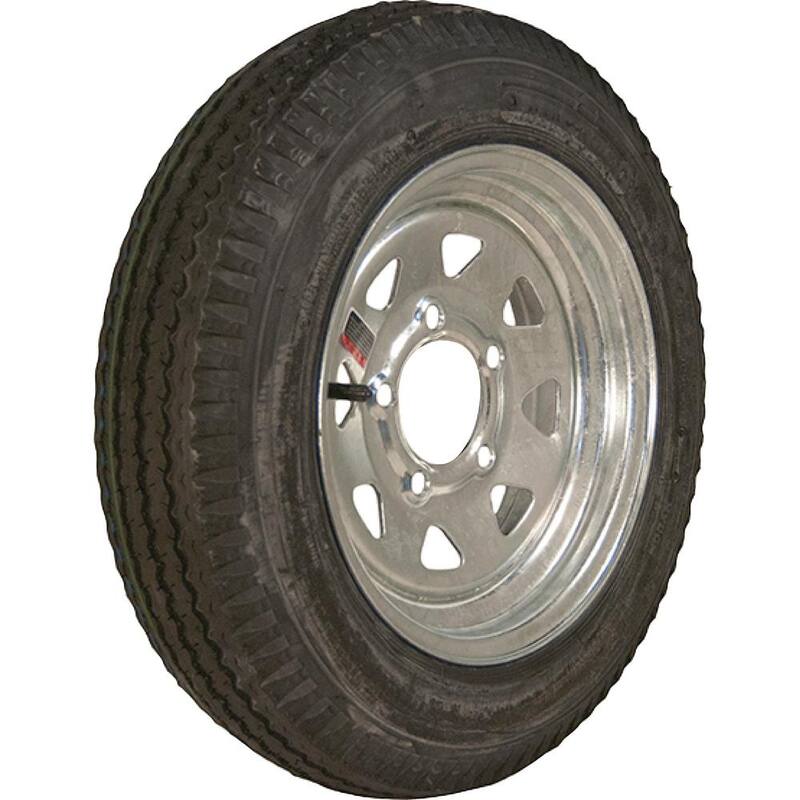LOADSTAR 530-12 K353 BIAS 1045 lb. Load Capacity Galvanized 12 in. Bias Tire and Wheel Assembly - 30850