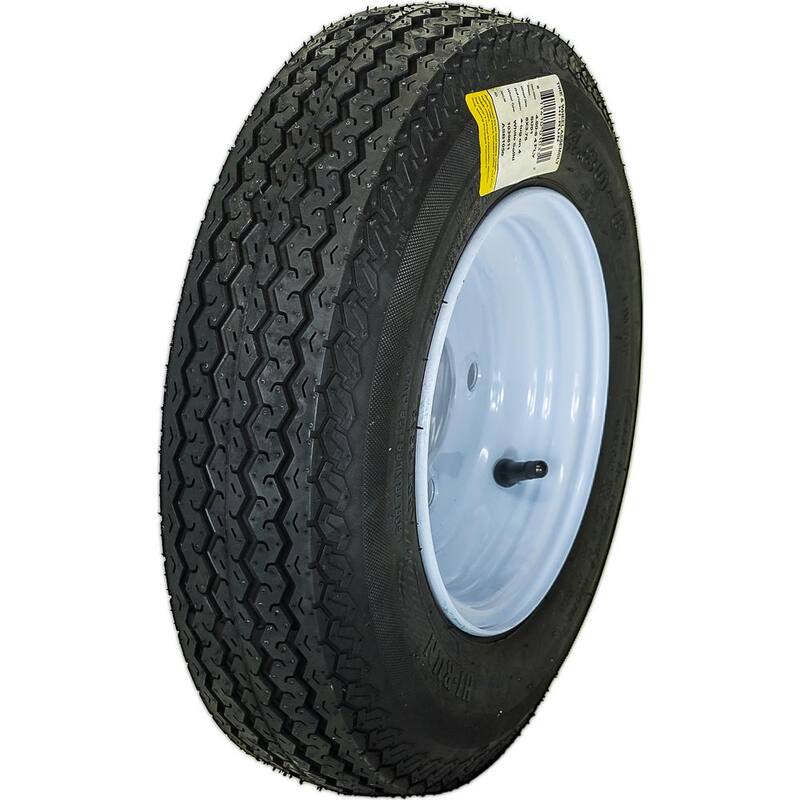 Hi-Run 4 Hole 60 PSI 4.8 in. x 8 in. 4-Ply Tire and Wheel Assembly - ASB1050