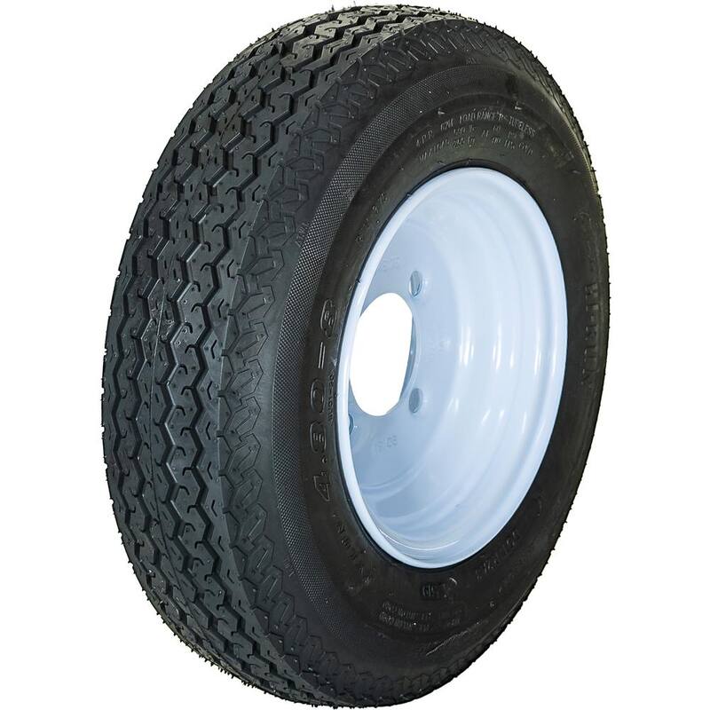 Hi-Run 4 Hole 60 PSI 4.8 in. x 8 in. 4-Ply Tire and Wheel Assembly - ASB1050