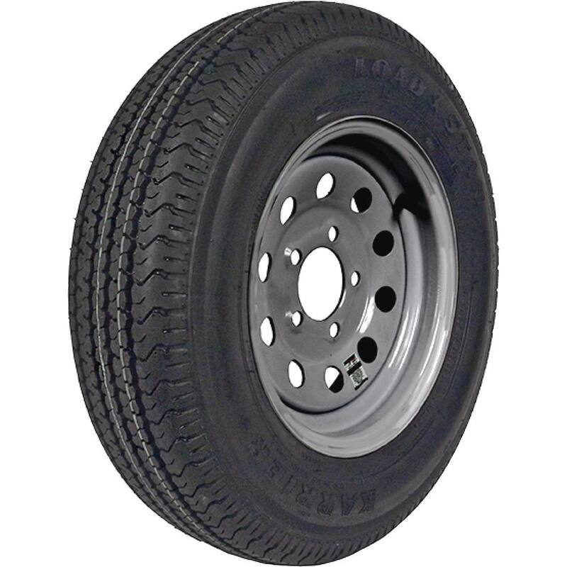 LOADSTAR ST175/80R-13 KR03 Radial 1,375 lb. Load Capacity Galvanized 13 in. Bias Tire and Wheel Assembly - 31975