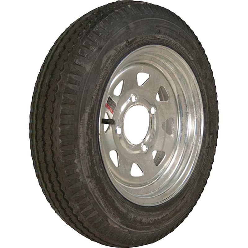 LOADSTAR 480-12 K353 BIAS 780 lb. Load Capacity Galvanized 12 in. Bias Tire and Wheel Assembly - 30550