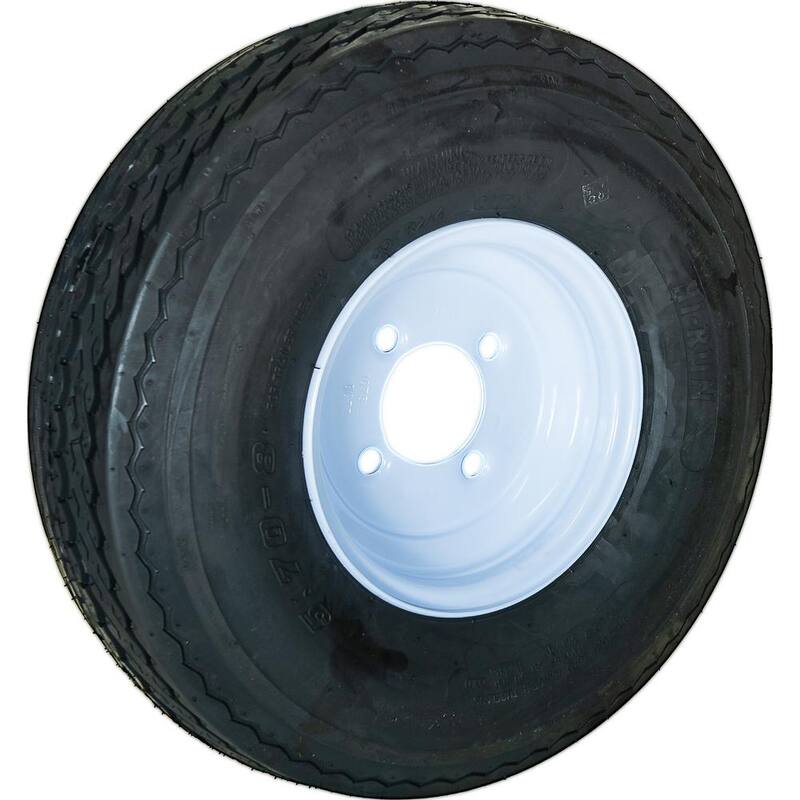 Hi-Run 4 Hole 50 PSI 5.7 in. x 8 in. 4-Ply Tire and Wheel Assembly - ASB1052