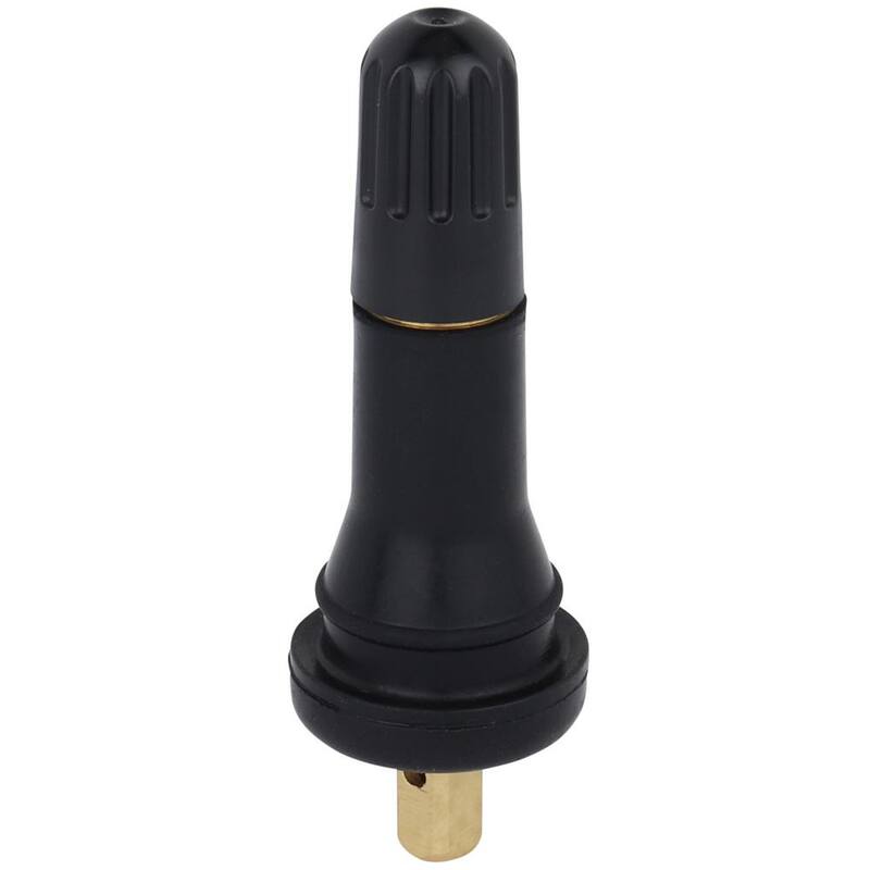 Milton Industries, Inc. Tire Valve Stem, 2-1/4 in. 90-Degree TPMS Tubeless Tire Valves, .453 in. Rubber, 60 PSI - 4-Pieces - S-TPMS-2