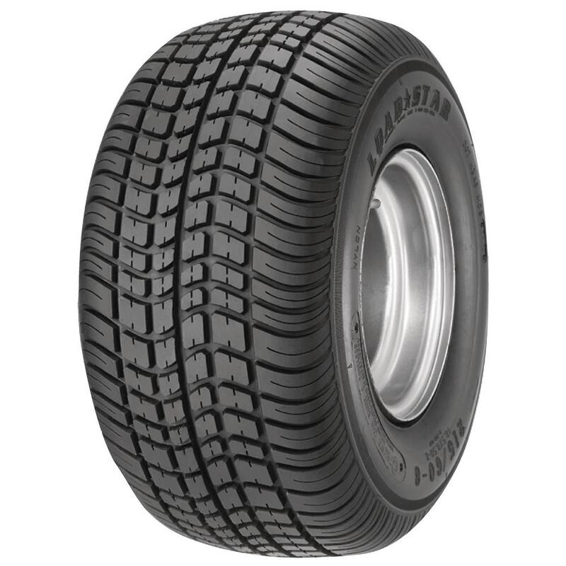LOADSTAR 215/60-8 K399 BIAS 935 lb. Load Capacity Galvanized 8 in. Wide Profile Bias Tire and Wheel Assembly - 3H320