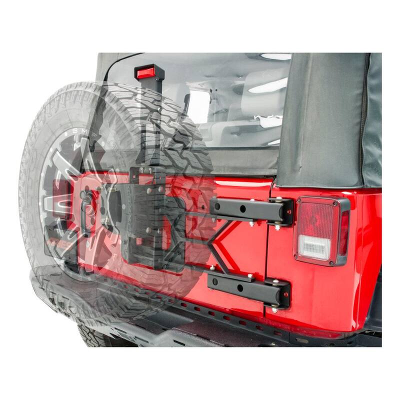 Aries Jeep Heavy-Duty Spare Tire Carrier - 2563000