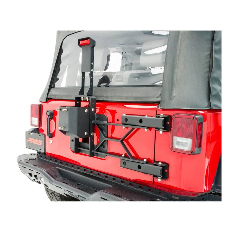 Aries Jeep Heavy-Duty Spare Tire Carrier - 2563000