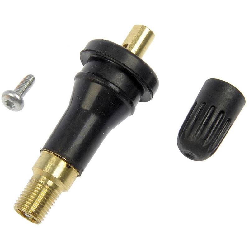 OE Solutions TPMS Service Kit - Replacement Rubber Snap-In Valve Stem with T-10 Torx Screw - 609-155