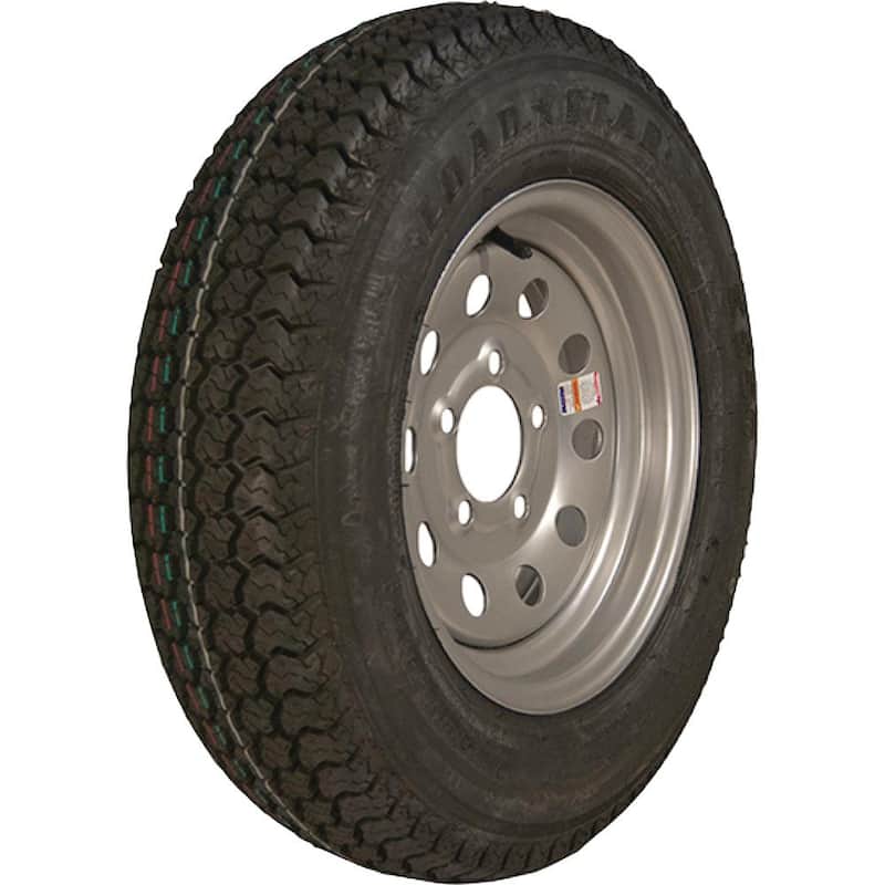 LOADSTAR ST205/75D-14 K550 BIAS 1760 lb. Load Capacity Chrome 14 in. Bias Tire and Wheel Assembly - 3S460