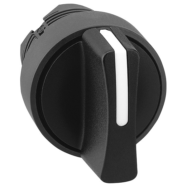 Interruptor selector de Corto Mango Schneider Electric, Negro, 3 Posiciones, 22mm - ZB5AD5TQ