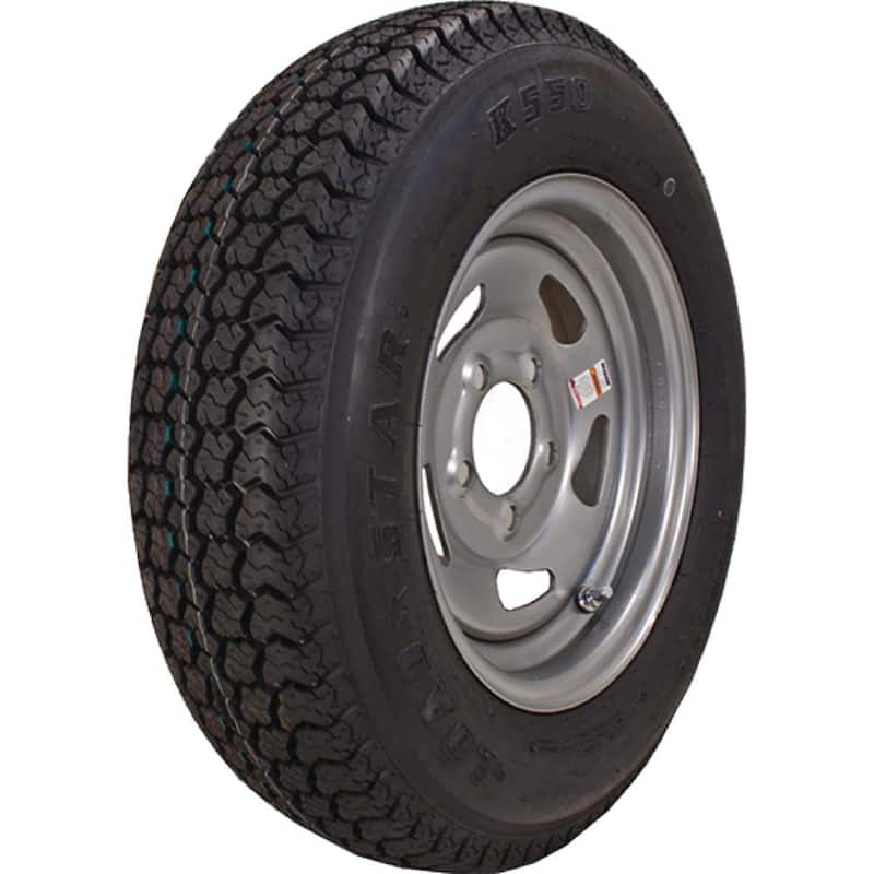 LOADSTAR ST205/75R-15 KR03 Radial 1820 lb. Load Capacity Silver 15 in. Bias Tire and Wheel Assembly - 32386