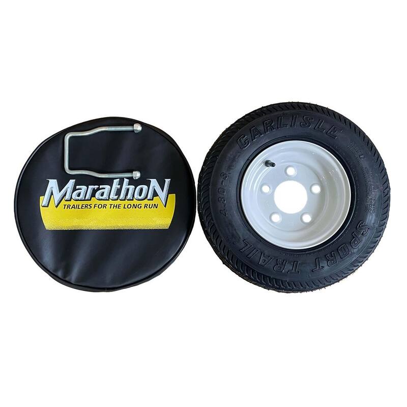 Marathon Spare Tire Bundle for 8 in. Wheel - 504574